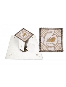 Chalice linen set Jubilee 2025 (Peregrinantes in Spem) - LINEN