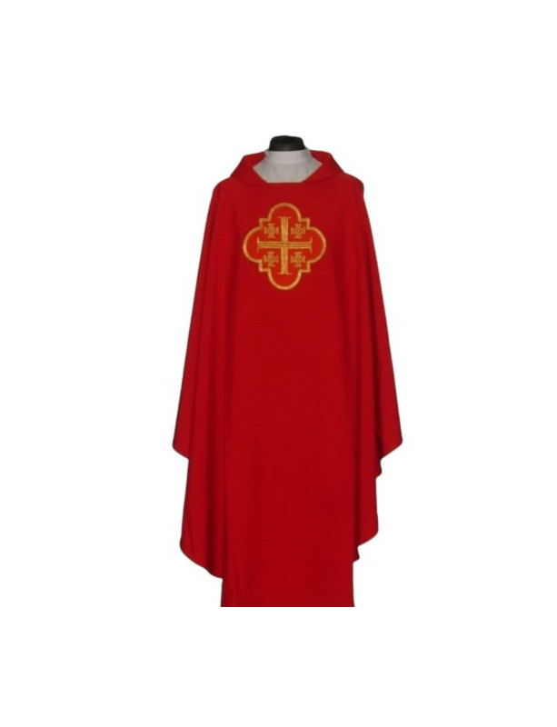 Messgewand mit besticktem Muster - Jerusalemkreuz