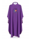 Chasuble in purple - Jubilee 2025 (Pilgrims of Hope) - inscription in Latin