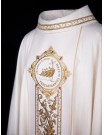 Embroidered chasuble Jubilee 2025 - Peregrinantes in Spem, Latin inscription (3)