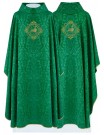 Embroidered green chasuble, Jubilee 2025 - Peregrinantes in Spem, Latin inscription (5)