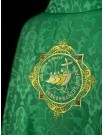 Embroidered green chasuble, Jubilee 2025 - Peregrinantes in Spem, Latin inscription (5)