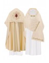 Kelchvelum, bestickt Herz Jesu - Gold (41)