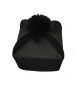 Barrette à quatre cornes noire