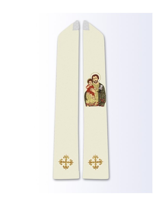 Stole with image of St. Joseph