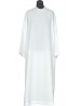 Alb stretch with pleats and a zipper up to the shoulder - 182 cm (71.7 inches)