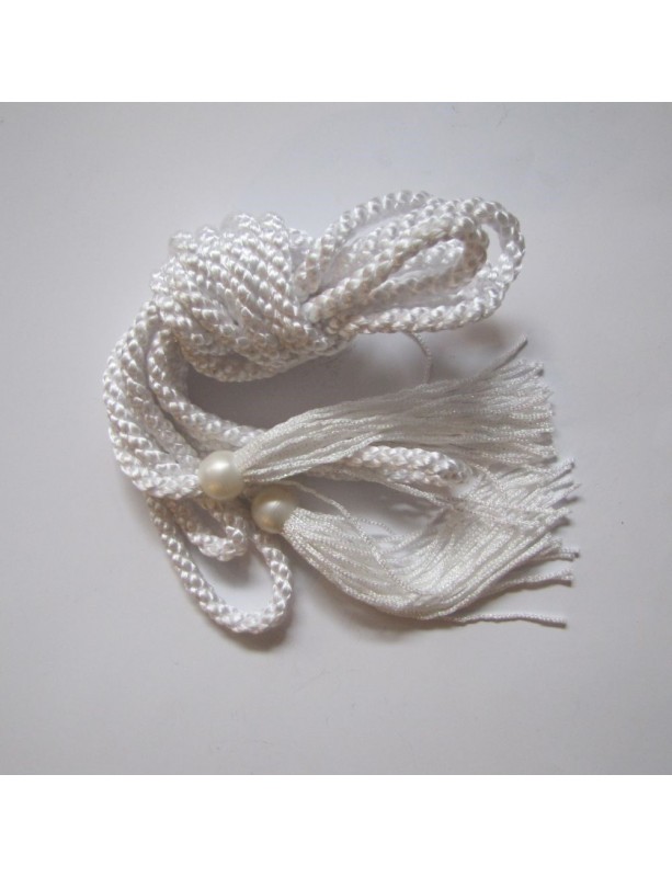Cincture cord, white - 3 m (118.1 inches)