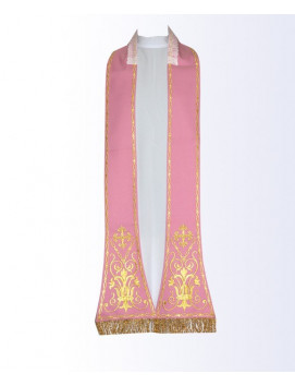 Roza romanska vezena štola