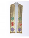 Gold stole with Jerusalem crosses