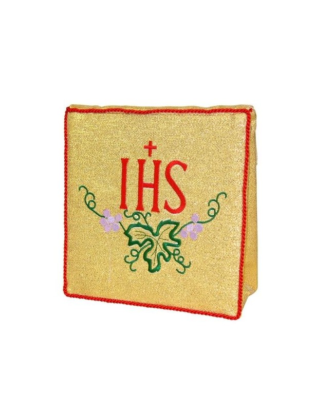 Embroidered IHS Burse, grapes (018)