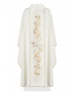 Embroidered chasuble, ecru - Christmas