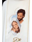 Embroidered chasuble, ecru - Christmas