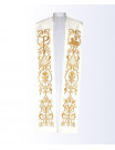 Stole with Gold Chi-Rho, Lamb of God, Wheat, and Grapevine Embroidery
