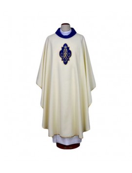 Embroidered Marian chasuble (25)