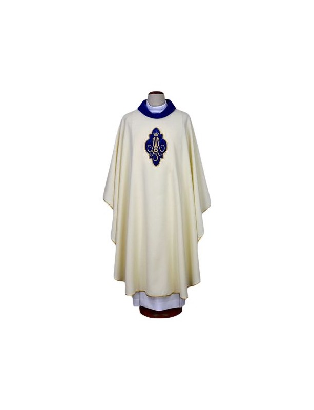 Embroidered Marian chasuble (25)