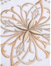 Chalice linen set, linen, embroidered with a golden cross (81H)