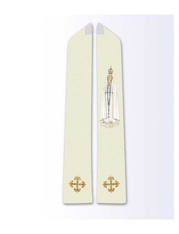 Stole with image of Our Lady of Fatima