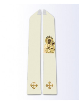 Stola mit Bildnis der Muttergottes von Tschenstochau