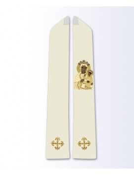 Stole with image of Our Lady of Czestochowa