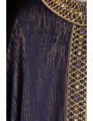 Purple chasuble with embroidered collar and belt (H220)