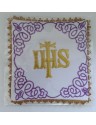 Chalice pall with gold IHS inscription (4M)