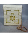 Embroidered burse with IHS - gold (D)
