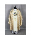 Embroidered chasuble - Christmas, fabric rosette (2)