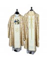 Embroidered chasuble - Christmas, fabric rosette (2)