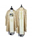 Embroidered chasuble - Christmas, fabric rosette (2)