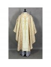 Embroidered chasuble - Christmas, brocade fabric, rosette (3)