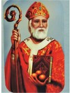 Chasuble with Santa Claus print