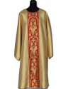 Gold dalmatic with red belt + stole