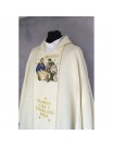 Embroidered chasuble - Christmas, brocade fabric (4)