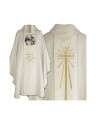 Embroidered chasuble - Christmas, brocade fabric (4)