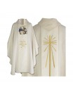 Embroidered chasuble - Christmas, brocade fabric (4)
