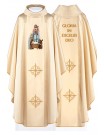 Embroidered chasuble, gold fabric - Christmas (H224)