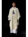 Chasuble with embroidered image of the Holy Family (H101)