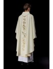 Chasuble with embroidered image of the Holy Family (H101)