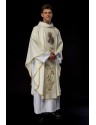 Chasuble avec image brodée de Notre-Dame d'Ostra Brama (102H)