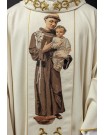 Chasuble with embroidered image of Saint Anthony (108H)