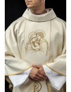 Chasuble with embroidered image of the Holy Family (109H)