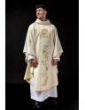 Chasuble with embroidered image of the Holy Family (109H)