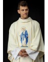 Chasuble with embroidered image of the Immaculate Mother of God (110H)