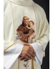 Chasuble with embroidered image of Saint Anthony (111H)