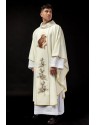 Chasuble with embroidered image of Saint Anthony (111H)