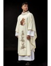 Chasuble with embroidered image of Saint Anthony (111H)