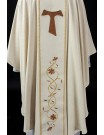 Chasuble with embroidered image of Saint Francis (112H)