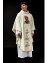 Chasuble with embroidered image of Our Lady of Guadalupe (113H)