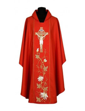 Casula bordada Jesus crucificado