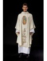 Chasuble with embroidered image of Our Lady of Guadalupe (117H)